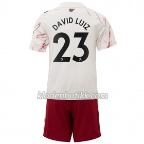 Arsenal David Luiz 23 Barn Bortedraktsett 2020-2021 Kortermet (+ Korte bukser)